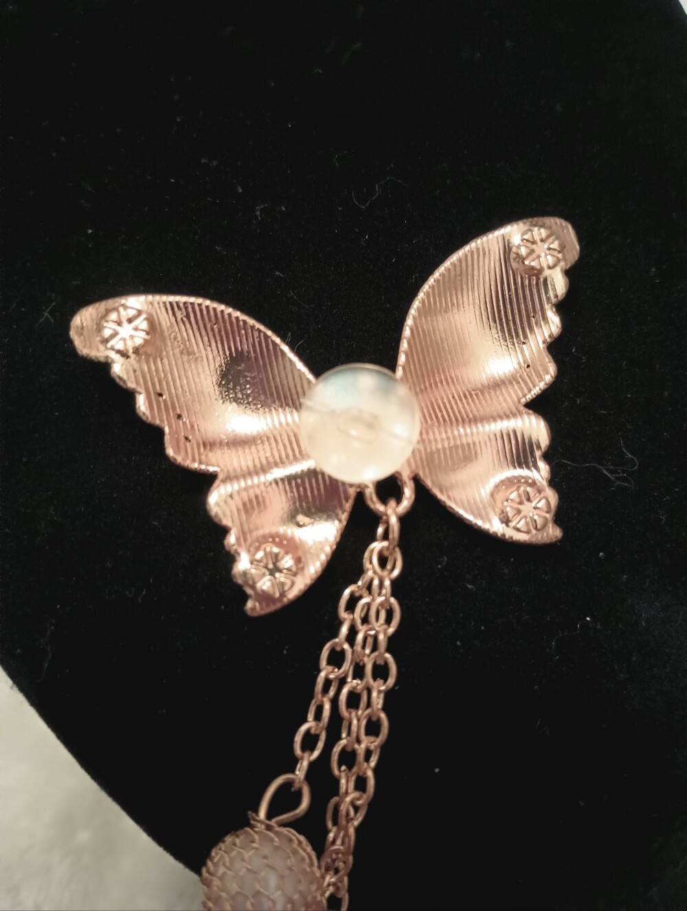 Shoe Charm Rhinestone Butterfly - Picture 3 of 7